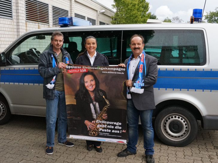 Die Polizeidirektorin Petra Krischker zeigt nun auch Gesicht für die Goslarer Zivilcouragekampagne. Foto: GZK/Koschig