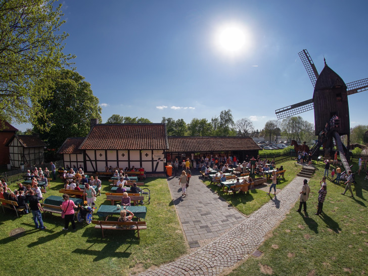 Die Bockwindmühle steht beim Deutschen Mühlentag im Mittelpunkt. Foto: Stadt Salzgitter/Andre Kugellis