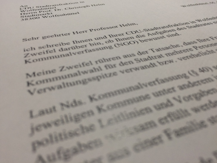 Dieser Offene Brief vom Grünen-Ratsherren Dr. Andreas Pölking macht derzeit die Runde.