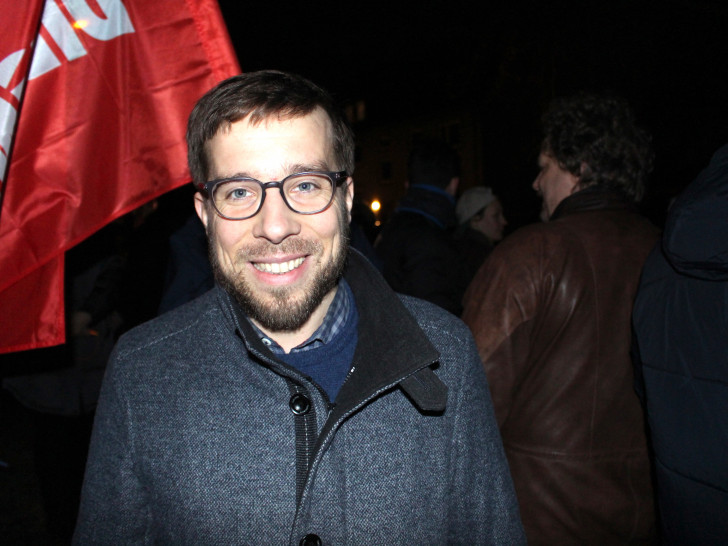 Victor Perli freut sich über den Rückenwind für die Bundestagswahl. Archivbild