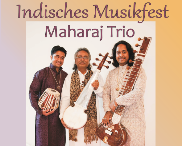 Ein international anerkanntes Instrumentaltrio konzertiert dieses Jahr zum traditionellen Indischen Musikfest im Prinzenpalais. Foto: Kulturinitiative TonArt e.V.