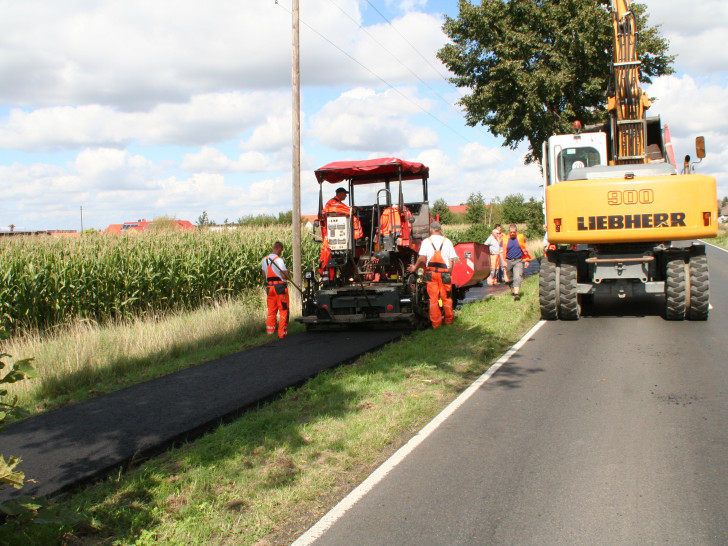 Der Radweg von Destedt nach Hemkenrode wird gegenwärtig saniert. Foto: Privat