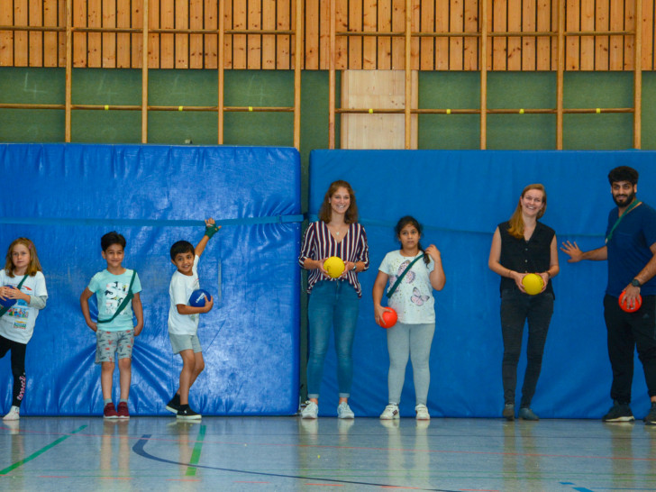 Die Kinder im Sommer-Sprachcamp. Foto: DRK Wolfenbüttel