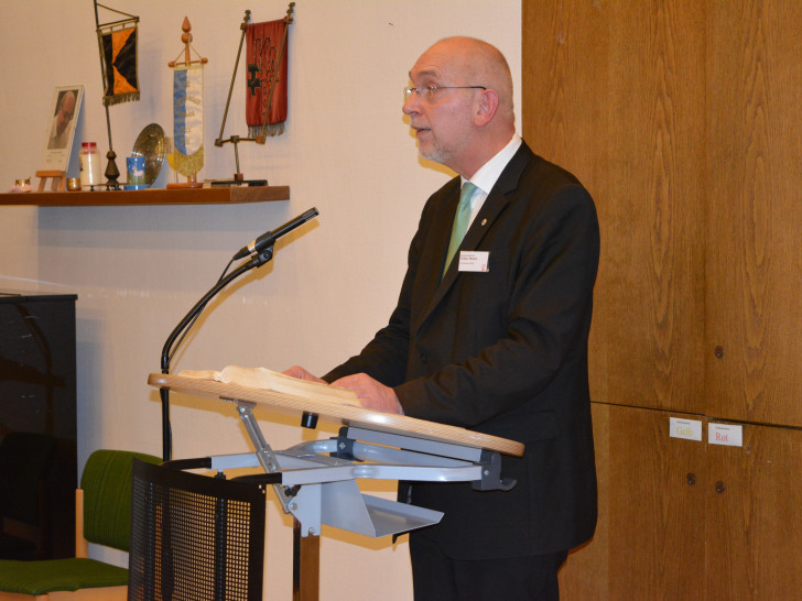 Superintendent Dr. Volker Menke referierte zum Thema "Nächstenliebe".