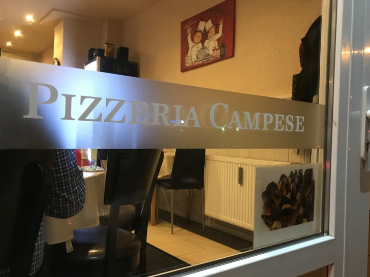 Pizzaria Campese in Salzgitter-Thiede. Mini-Gastraum aber wer nicht an Platzangst leidet kann hier sehr gutes italienisches Essen genießen. 