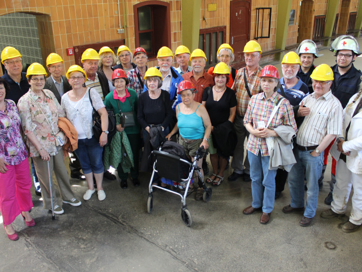 Im Rahmen der Seniorenwoche besuchten 25 Senioren das Weltkulturerbe "Erzbergwerk Rammelsberg". Fotos: Anke Donner 