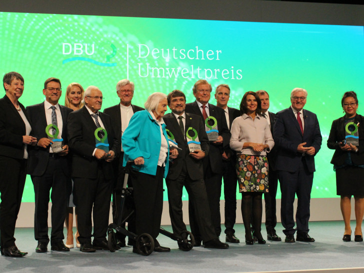 In der Braunschweiger Stadthalle fand am Sonntag die Verleihung des Deutschen Umweltpreises statt. Fotos: Anke Donner