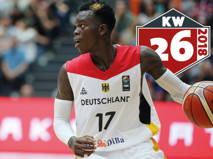 Internationales Basketball-Flair in der Volkswagen Halle: Dennis Schröder unf Co. gegen Österreich. Foto: Agentur Hübner