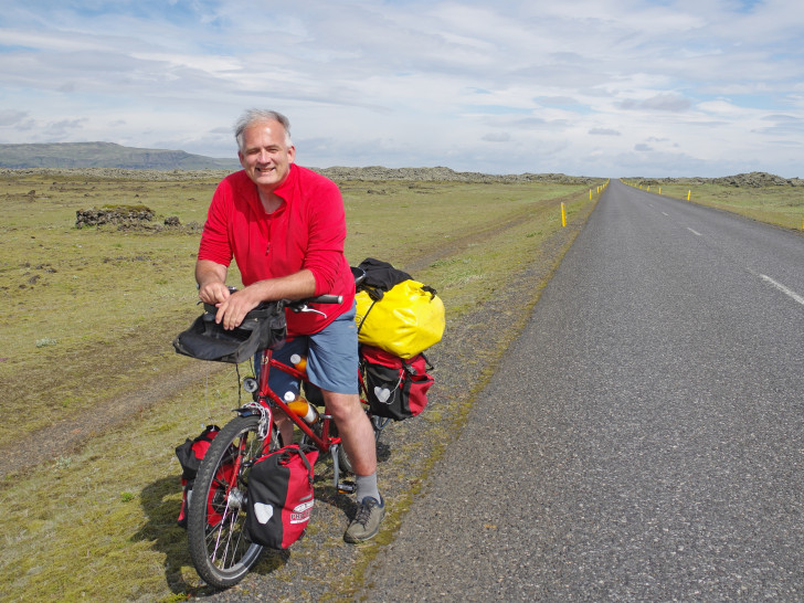 Der Reisejournalist Reinhard Pantke erlebt seine Reiseziele grundsätzlich mit dem Fahrrad. Foto: Reinhard Pantke