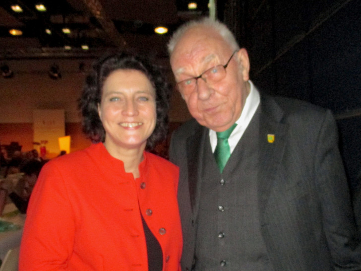 Dr. Carola Reimann und Dieter Lorenz. Foto: DLS