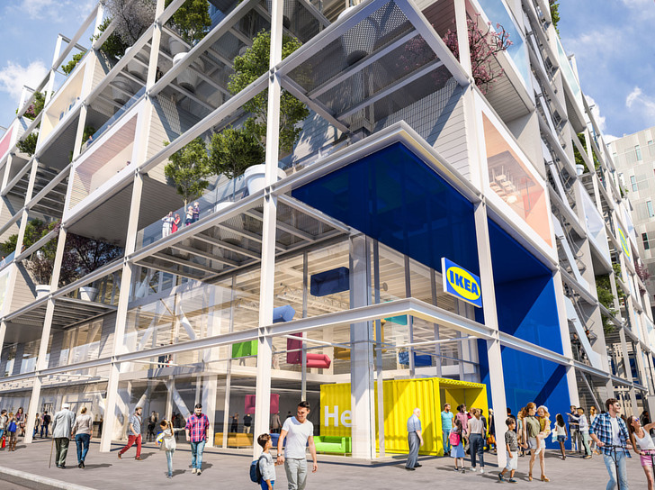 Am Wiener Westbahnhof entsteht das erste IKEA Möbelhaus im deutschsprachigen Raum ohne Parkplätze. Die Eröffnung ist für 2021 geplant.