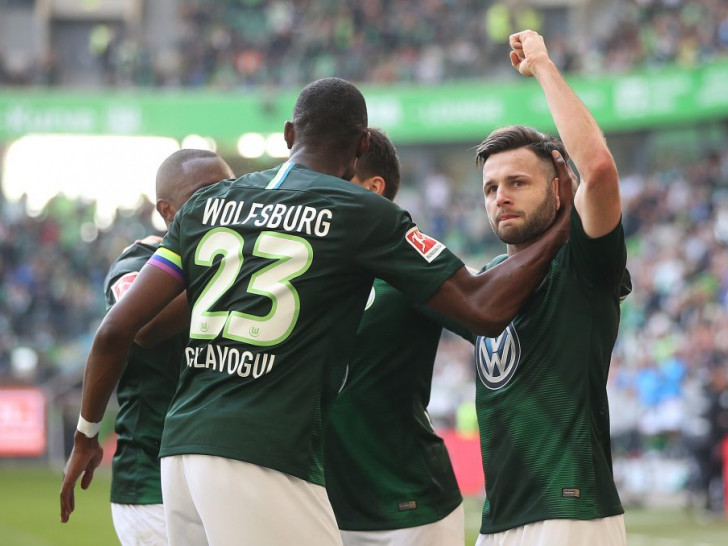 Renato Steffen gelang sein erster Doppelpack für den VfL Wolfsburg. Fotos: Agentur Hübner