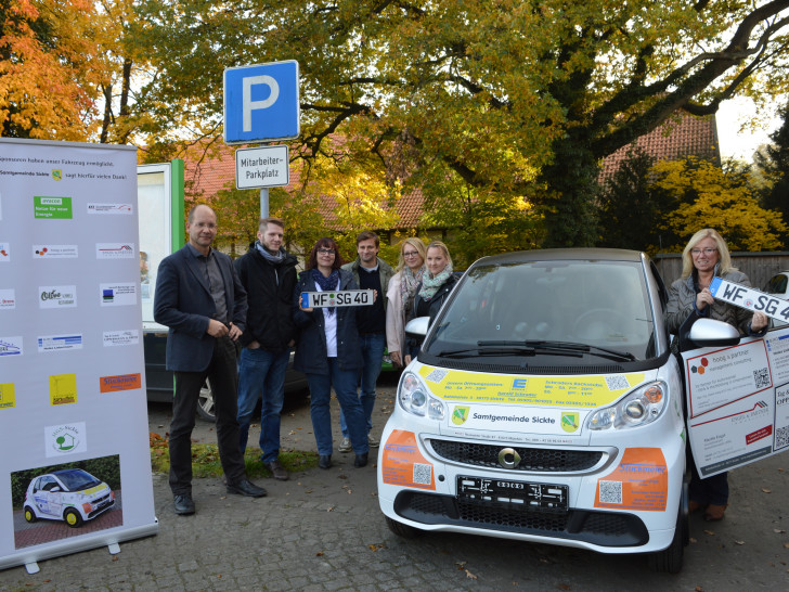  Sickter Verwaltung bekommt E-Auto. Foto: Privat