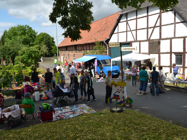 Am 18. Juli fand in Schulenrode der erste Dorfflohmarkt statt. Foto: Privat