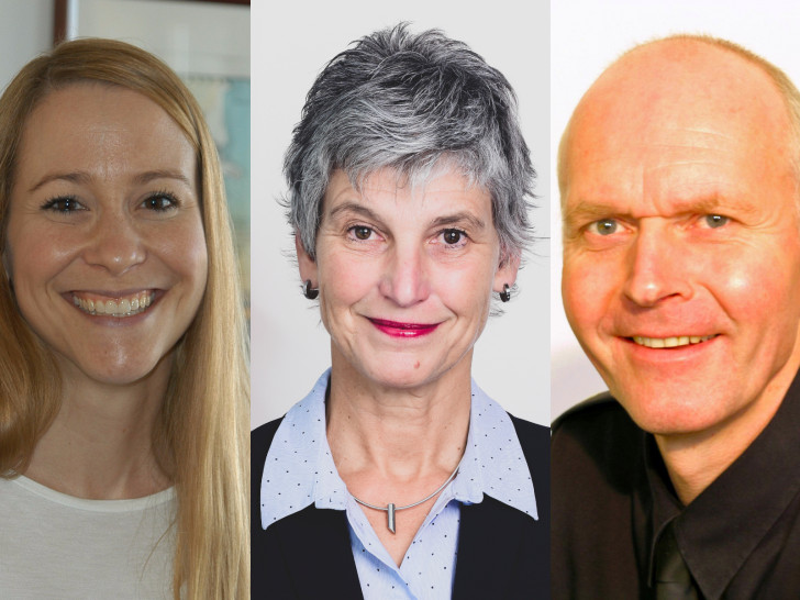 Von links: Imke Krysta, Heike Heil und Thomas Bodendiek. Fotos: Polizei
