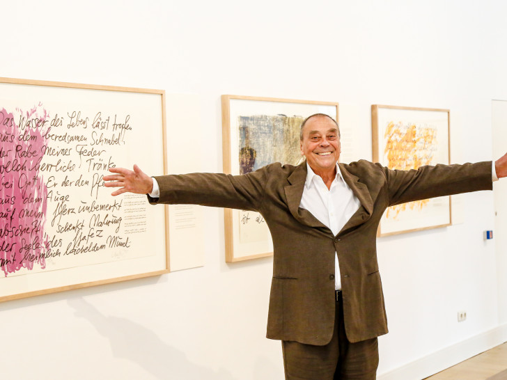 Am 4. September endet die Ausstellung von Günther Uecker. Foto: Stadt Wolfenbüttel