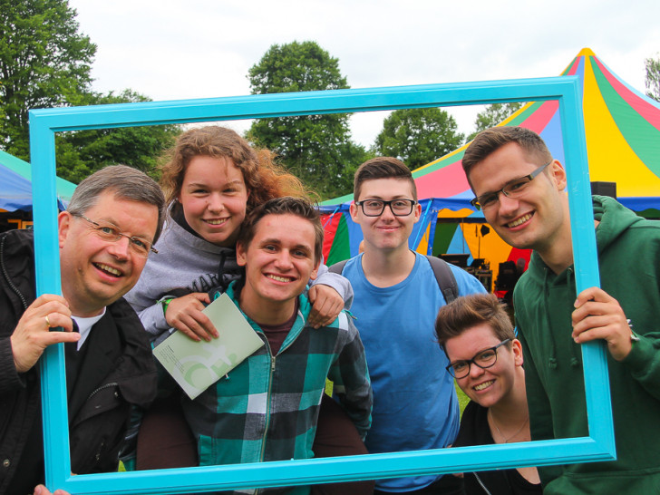 Bischof Dr Meyns zu Besuch beim letzten ELT. Foto: Evangelische Propsteijugend Wolfenbüttel