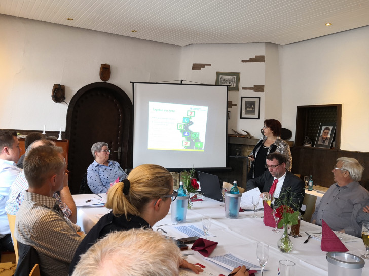 Der Vortrag von Bettina Otte-Kotulla. Foto: Kreishandwerkerschaft Region Braunschweig-Gifhorn