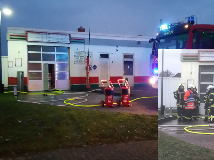 Insgesamt 86 Feuerwehrleute waren an der Übung beteiligt. Fotos: Feuerwehr Samtgemeinde Velpke