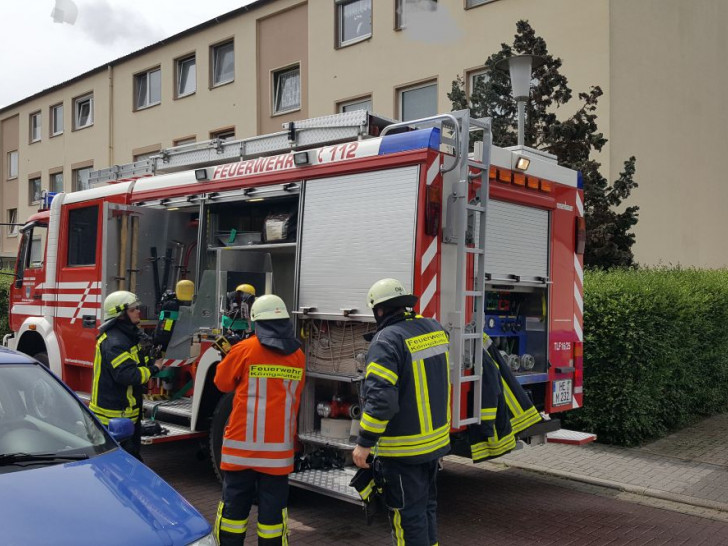 Durch das schnelle Eingreifen der Feuerwehr konnte schlimmeres verhindert werden. Foto: Feuerwehr Helmstedt