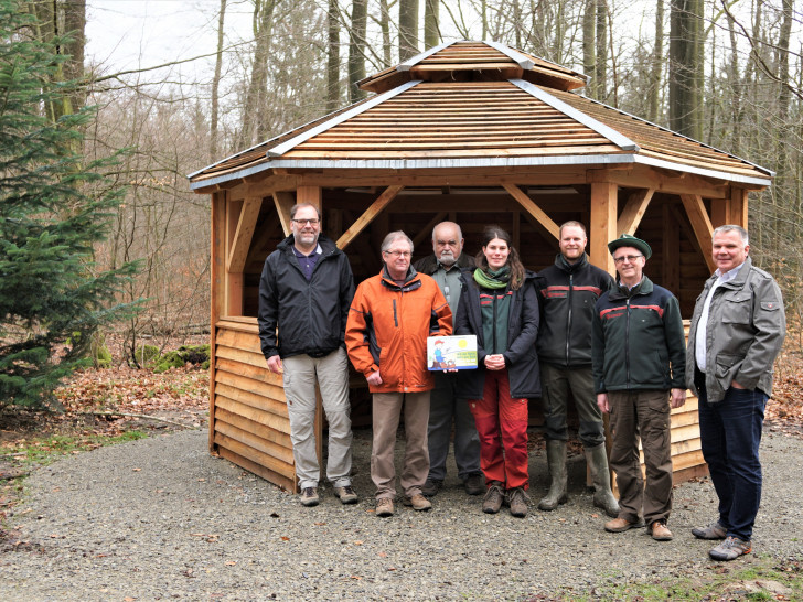 Die neue Kötenhütte wurde kürzlich eingeweiht. Foto: Niedersächsische Landesforsten