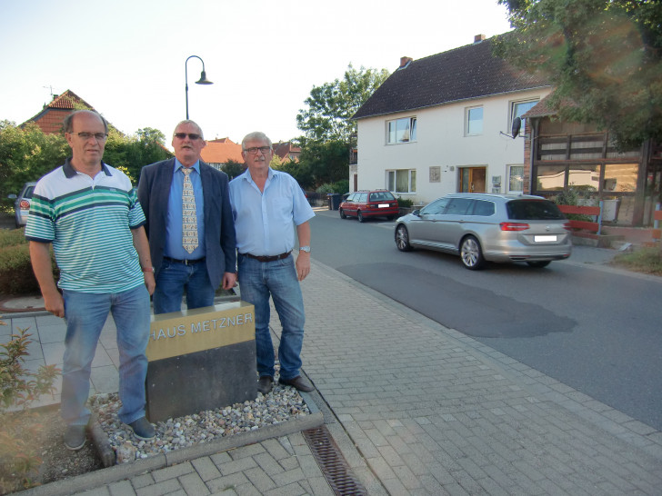 Harald Koch, Burkhard Wittberg, Joachim Eichenlaub wünschen sich mehr Lebensqualität in der Gemeinde. Foto: SPD 