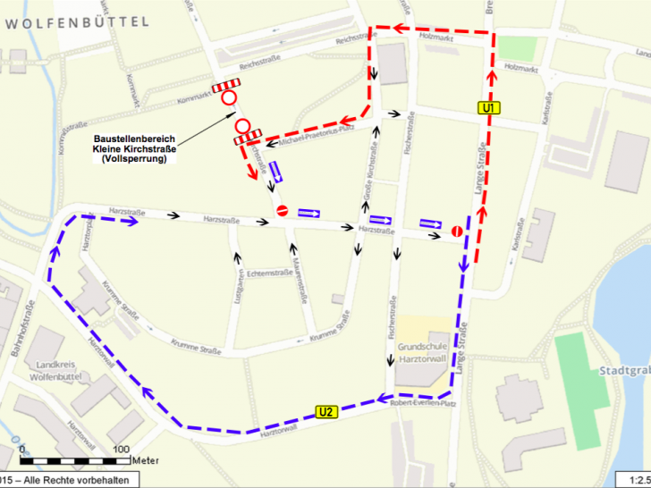 Verkehrsführung. Foto: Stadt Wolfenbüttel