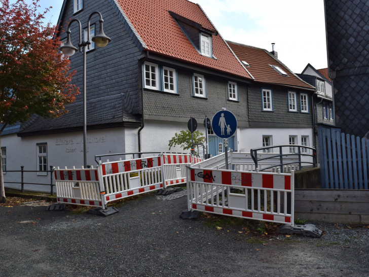 Ab Montag wird die Trollmönchbrücke am Moritz-von-Sachsen-Platz instandgesetzt.