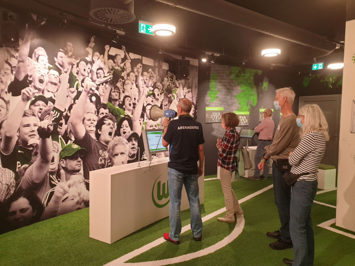 Den Teilnehmern wurde ein Einblick in die Welt des VfL Wolfsburg gewährt.