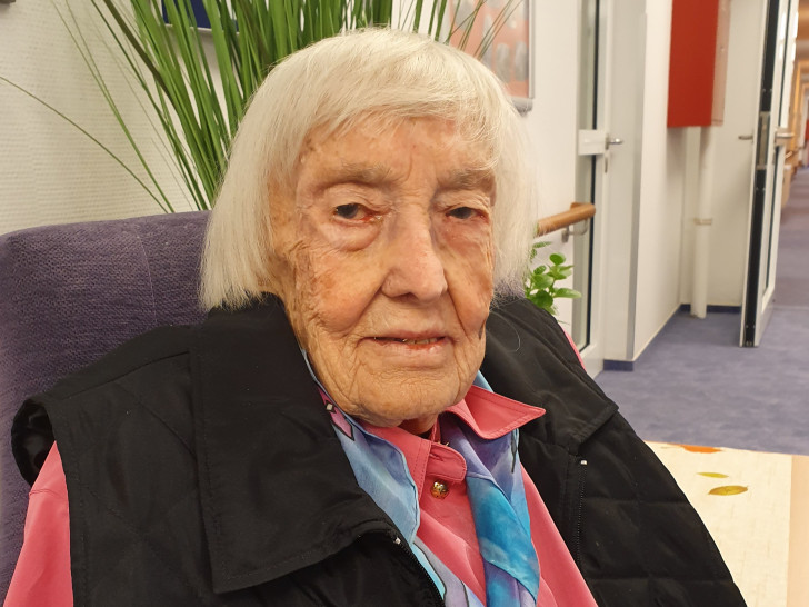 Gertrud Kamleiter feierte vor einer Woche ihren hundertsten Geburtstag.