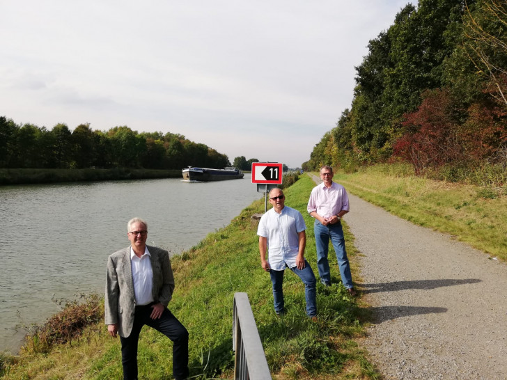 Diese Politiker fordern einen Ausbau der Radwege am Mittellandkanal zwischen Hannover und Mehrum.
