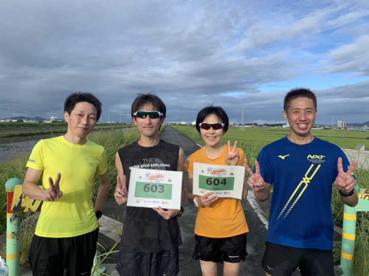 Die Teilnehmenden des Wolfsburg-Marathons aus Toyohashi.