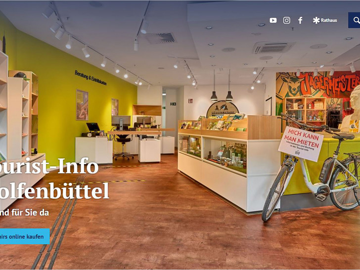 Der neue Online-Shop der Stadt Wolfenbüttel