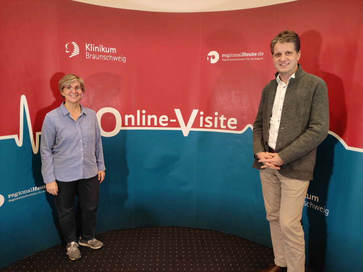 Anke Belle und Dr. Jost Wigand Richter waren zu Gast in der Online-Visite.