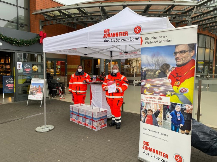 Drei Tage haben die Johanniter im Herzen Salzgitter-Bads eine öffentliche Supermarkt-Packaktion veranstaltet.