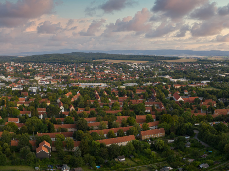 Panoramabild der Ost-und Westsiedlung in Salzgitter-Bad. Hier soll mit Mitteln des Integrationsfonds eine neue Kita entstehen.