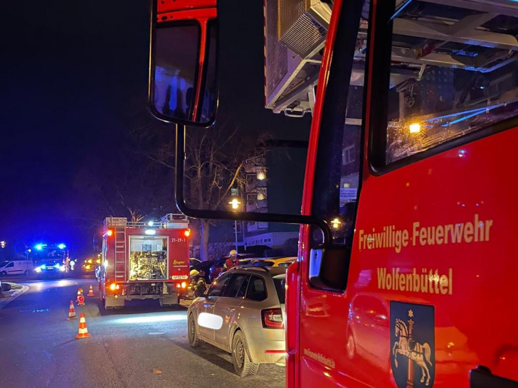 Die Feuerwehr wurde zu einem Einsatz in die Ernst-Moritz-Arndt-Straße gerufen