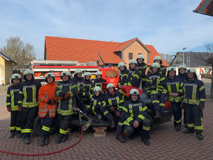 Die Teilnehmer des Lehrgangs.