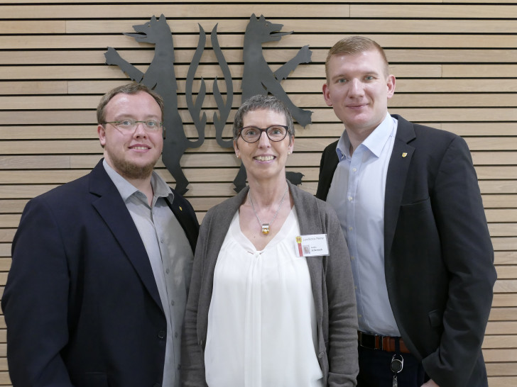 Von links: Jonas Krüger, Sandra Scherneck und Toni Bieband