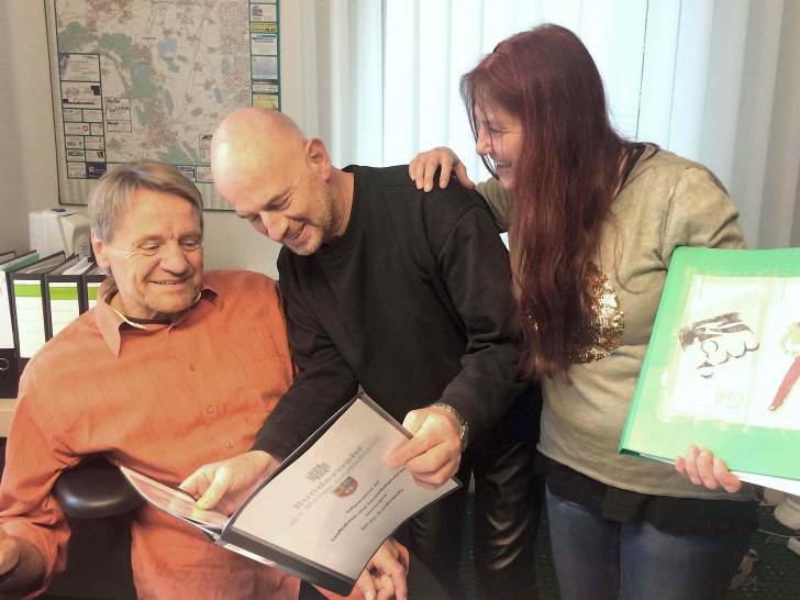 Peter Schürmann, Manfred Born und Simone Dauw-Bartsch (v. li.).