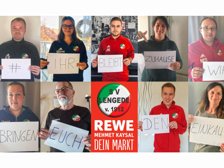 Der SV Lengede hilft beim Einkaufen. 
