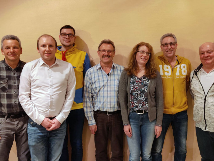 Der Vorstand des SV Linden nach der Jahreshauptversammlung.