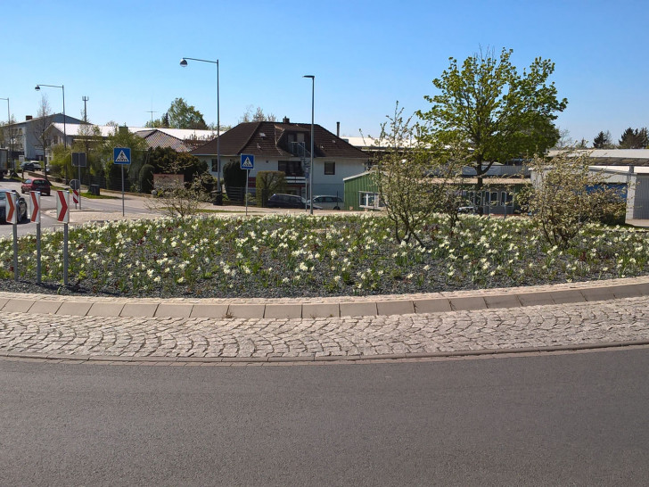 Der Kreisel in der Schweigerstraße.