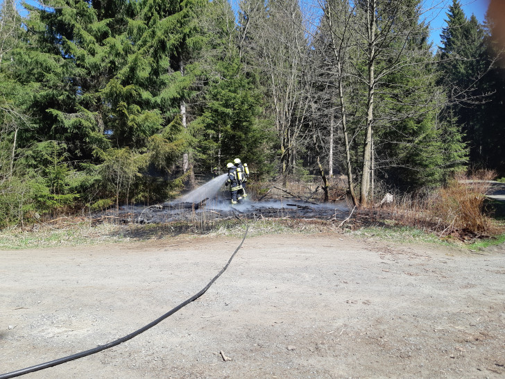 Die Feuerwehr Braunlage konnte am heutigen Dienstagmittag einen Waldbrand löschen.