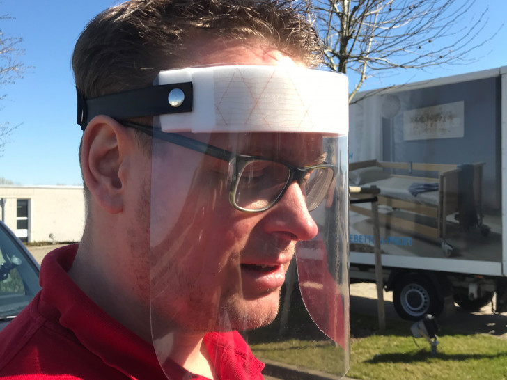 Made in Braunschweig: Gesichtsvisiere aus dem Sanitätshaus Hoffmeister.