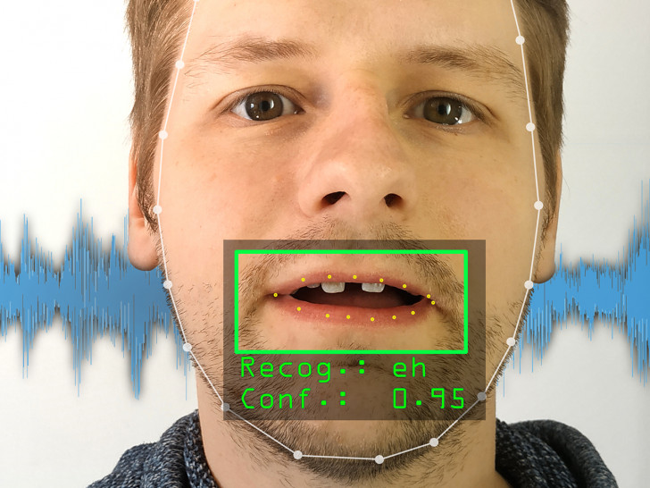 Die audiovisuelle Spracherkennung nutzt auch Kameradaten des Sprechers und extrahiert – wie beim Lippenlesen – Informationen über die Sprachäußerung aus der Mundregion. Dies unterstützt die mikrofonbasierte Spracherkennung insbesondere in lauten, störgeräuschbehafteten Umgebungen. 