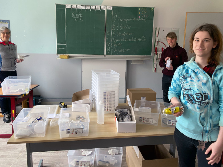 Die Notfall-Kisten sind gepackt. 