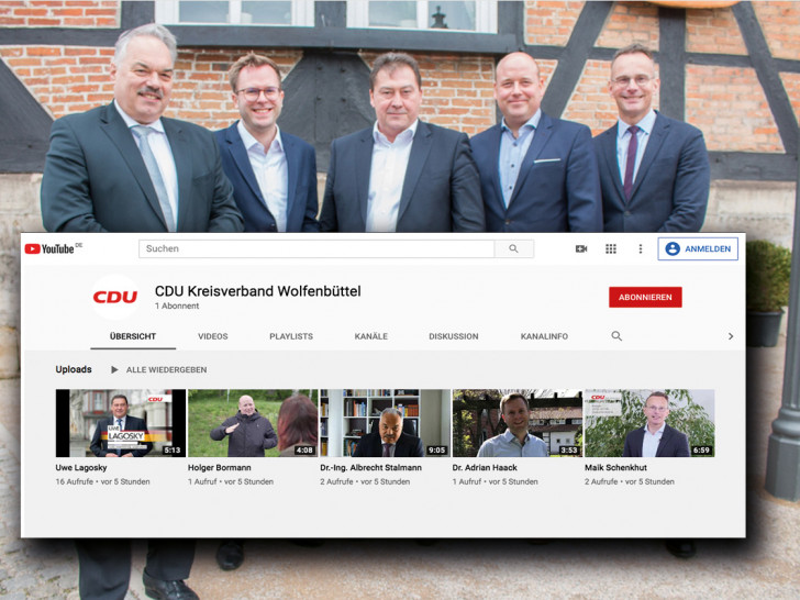 Die parteiinternen CDU-Kandidaten im Wahlkreis 49 stellen sich den Mitgliedern und der Öffentlichkeit auf YouTube vor. 