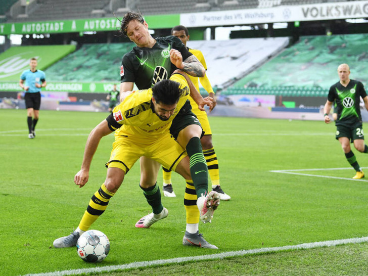Knackig in den Zweikämpfen: Wout Weghorst gegen den eingewechselten Emre Can. 