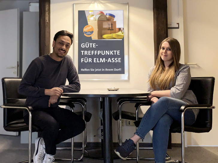 Die Projektkoordinatoren Besnik Salihi und Christine Becker.